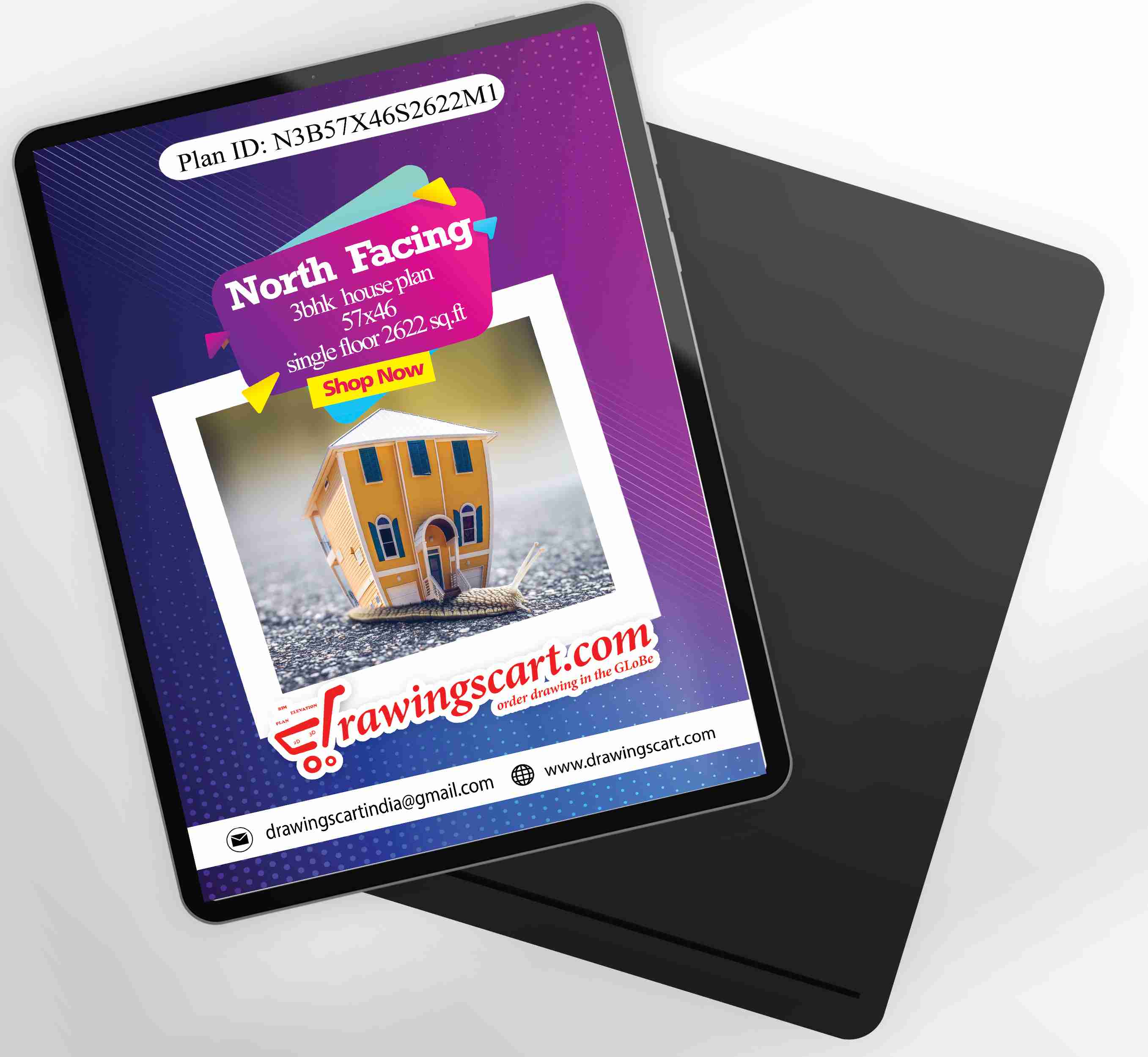 2109 sq. ft 3BHK Kerala Vastu House Plan | Single Floor 57x46 